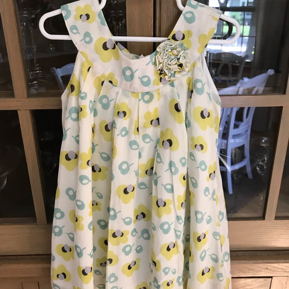 Gorgeous Little Girls WILLOUGHBY Linen/Cotton Dress - Sz 3 NWOT